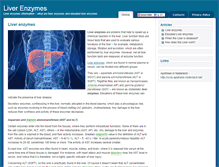 Tablet Screenshot of liverenzymes.net